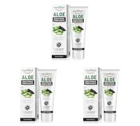 equilibra Igiene Dentale, Aloe Dentifricio Purificante, Dentifricio Carbone Attivo in Gel Delicato dal gusto Fresco, Fornisce un'azione Sbiancante Naturale, 75 ml (Confezione da 3)