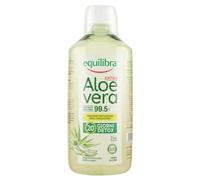 Equilibra Integratori Alimentari, Aloe Vera Extra 99,5%, da Bere Puro o Diluito, Aloin Free, Detox, Pura Polpa, Senza Aggiunta di Acqua, Prodotto Vegano, Senza Glutine, 1 Litro