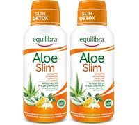 Equilibra Integratori Alimentari, Aloe Vera Slim, Integratore a Base di Aloe Vera ed Estratto di Semi di Moringa, per l'Equilibrio del Peso Corporeo, Arricchito con Succo d'Ananas, Bottiglia da 500 ml