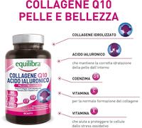 Equilibra Integratori Alimentari Collagene Q10 Acido Ialuronico 90 Compresse €