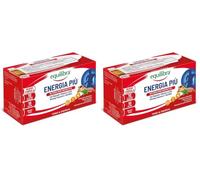 Equilibra Integratori Alimentari, Energia Più, Integratore con Magnesio, Vitamina C, Vitamina B12, Ginseng, Guaranà e L-Carnitina, Gusto Cola, Senza Glutine, 10 Flaconcini Pronti da Bere