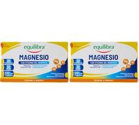 equilibra Integratori Alimentari, Magnesio con Vitamine del Gruppo B, Integratore Magnesio e Vitamine B1, B5 e B6, Per il Normale Metabolismo Energetico, Senza Glutine, 30 Compresse (Confezione da 2)