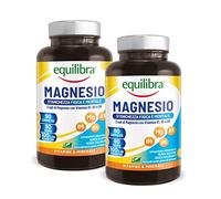 Equilibra Integratori Alimentari, Magnesio, Integratore per la Stanchezza Fisica, Mentale e Funzione Muscolare, con 3 Sali di Magnesio, Vitamine Gruppo B, Vegan, Gluten Free, 2 Pezzi da 90 Compresse