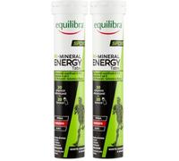 Equilibra Integratori Alimentari, Re-Mineral Energy Tabs, Integratore per Sportivi, con Aminoacidi, Sali Minerali, Magnesio, Calcio, Zinco, Selenio, Vitamine C, E, B2 e B12, 20 Compresse Effervescenti