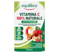 equilibra Integratori Alimentari, Vitamina C 100% Naturale, Integratore Sistema