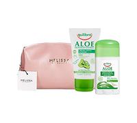 EQUILIBRA Kit Aloe : Crema Mani e Unghie - Deo-Stick + Pochette