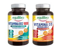 Equilibra® Kit integratori: Vitamina D3 270 cps + Vitamina B12 180 cps
