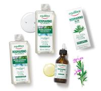 Equilibra® Kit Rosmarino: shampoo (2x265 ml) e olio (100 ml)