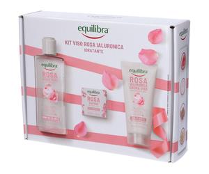 Equilibra® Kit Viso Rosa Ialuronica Idratante 1 pz Set