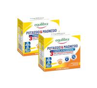 Equilibra Magnesio e Potassio 3 Formula Potenziata, 40 Bustine, Arancia