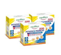 Equilibra Magnesio e Potassio Zero Zuccheri 3 Formula Potenziata,3x18 Buste