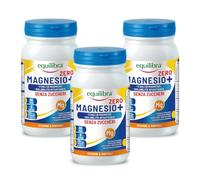 Equilibra Magnesio Zero Zuccheri in Polvere, Maxi Formato 3x200g, Agrumato