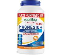 Equilibra Magnesio Zero Zuccheri in Polvere, Maxi Formato 400g, Agrumato