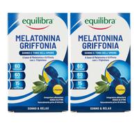 Equilibra® Melatonina + Griffonia 2x60 pz Compresse