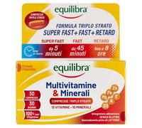 Equilibra Multivitamine & Minerali Integratore di Vitamine e Minerali 30 Compres