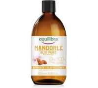 equilibra Corpo, Olio di Mandorle Puro, Olio di Mandorle Dolci, Protettivo, Nutriente ed Elasticizzante, Aiuta a Prevenire le Smagliature in Gravidanza o Durante una Dieta Ipocalorica, 500 ml