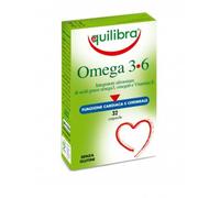 Equilibra Omega 3+6 funzione cardiaca e cerebrale 32 capsule