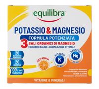 equilibra - Equilibra Potassio & Magnesio 3, 20 buste Vitamine 104 g unisex