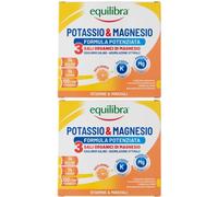 Equilibra® Potassio & Magnesio Formula Potenziata Set da 2 g Polvere p