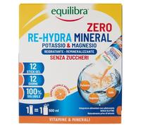 equilibra - Potassio & Magnesio Re-Hydra Mineral, 12 stick Vitamine e sostanze vitali 360 g unisex