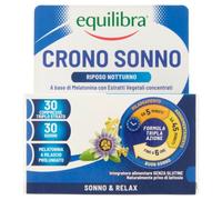 equilibra - Relax e Riposo Crono Sonno, 30 compresse triplo strato Vitamine e sostanze vitali 1 pieces unisex
