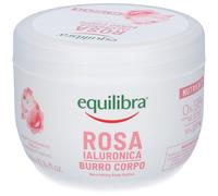 Equilibra Rosa Ialuronica Burro Corpo Nutriente 300 ml Crema per la pe