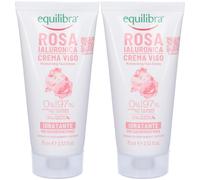 Equilibra Rosa Ialuronica Crema Viso 2x75 ml Crema