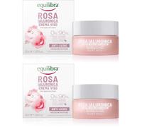 Equilibra® Rosa Ialuronica Crema Viso Anti-Aging 2x50 ml Crema