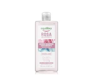 Equilibra, Rosa Ialuronica Dermo Shampoo Equilibrante, per Capelli Spenti e Danneggiati, con Rosa Damascena e Acido Ialuronico, Estratto di Equiseto mineralizzante, Olio Essenziale di Lavanda, 265 ml