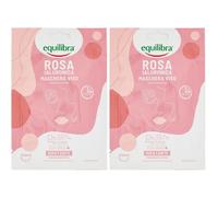 Equilibra Rosa Ialuronica Maschera Viso 2x1 St