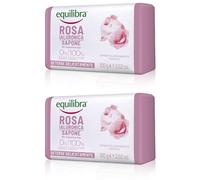 Equilibra Rosa Ialuronica Sapone 100% Vegetale 2x100 g