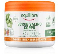 Equilibra Corpo, Scrub Salino Tonificante Energizzante, Scrub Corpo Tonificante ed Esfoliante, per una Pelle Levigata e Nutrita, con Mix di Sali Marini, Oli Naturali ed Estratti Vegetali, 600 g