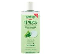 Equilibra Capelli, Dermo Shampoo Purificante Tè Verde Ialuronico, Shampoo Capelli Normali e Grassi ad Azione Purificante, con Estratto di Tè Verde, Acido Ialuronico, Estratto di Bergamotto, 265 ml
