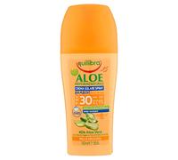 Equilibra Solari, Aloe Crema Solare Spray Bambini Spf 30, Crema Solare per Bambini a Base di Aloe Vera, Latte di Mandorle e Vitamina E, Protegge dalle Scottature, Water Resistant, 150 ml