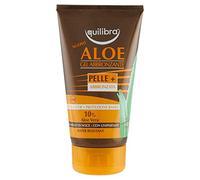 Equilibra Solari, Aloe Gel Abbronzante, Preparato Autoabbronzante a Base di Aloe Vera, con Complesso Vegetale Attivatore di Melanina per un Colorito Uniforme e Duraturo, 150 ml