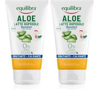 equilibra Solari, Aloe Latte Doposole Bambini, a Base di Olio di Mandorle Dolci, Estratto di Camomilla, Pantenolo, Vitamina E e Olio Essenziale di Citronella Anti-puntura d'Insetto, 150 ml