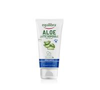 equilibra Solari, Aloe Latte Doposole Idratante Travel Size, a Base di Olio di Carota, Vitamina E, Aloe Vera equilibra (40%), Doposole Idratante che Rinfresca e Riequilibra la Pelle Arrossata, 75 ml