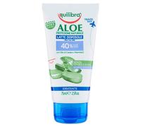 equilibra Solari, Aloe Latte Doposole Travel Size, Doposole a Base di Aloe Vera, Nutre la Pelle Disidratata dal Sole, con Olio di Carota e Vitamina E per un Colorito Dorato, Texture Setosa, 75 ml