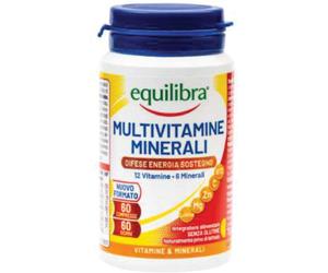 equilibra srl Equilibra Multivitamine e Minerali 60 Compresse