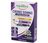 EQUILIBRA Srl Integratore Equilibra Crono Sonno melatonina, 30 compresse