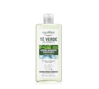 Equilibra Capelli, Dermo Shampoo Purificante Tè Verde Ialuronico, Shampoo Capelli Normali e Grassi ad Azione Purificante, con Estratto di Tè Verde, Acido Ialuronico, Estratto di Bergamotto, 265 ml