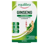 equilibra - Tono ed Energia Ginseng, 60 capsule Vitamine e sostanze vitali 1 pieces unisex