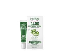 equilibra Viso, Aloe Contorno Occhi Effetto Lifting, Riduce Borse e Occhiaie, con Acido Ialuronico ai 3 Pesi Molecolari, Attivo Vegetale da Alga Bruna, Caffeina, Vitamina E, Aloe Vera, 15 ml