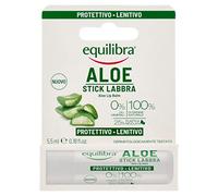 equilibra Viso, Aloe Stick Labbra, Stick Labbra a Base di Aloe Vera, Idratante Labbra che Crea un Velo Protettivo Contro Gelo, Disidratazione, Sole e Vento in Ogni Stagione, 5,5 ml