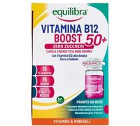Equilibra Vitamina B12 Boost 50+ 15 Flaconcini Integratore Per Vista e Memoria