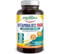 Equilibra Vitamina B12 Metilcobalamina Alto Dosaggio 1000mcg, 180 Compresse | Gusto Frutti di Bosco, Riduzione Stanchezza e Affaticamento, Normale Metabolismo Energetico, adatto ai vegani