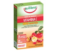 Equilibra Vitamina C 100% Naturale 30 Compresse Masticabili - Integratore Antiossidante