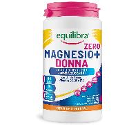 Equilibra, Magnesio Donna Zero Zuccheri, 200g in Polvere, 3 Sali di Magnesio, Bisglicinato, Pidolato, Carbonato, con Acido Folico, Vitamina D3, B6, B12, Solubilità Istantanea, Sapore Agrumato