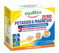 Equilibra Potassio & Magnesio Zero3 - Formula Potenziata - 18 bustine (96,3 g Polvere)