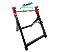 EQUILIBRATRICE STATICA RUOTE MOTO CON CENTRAGGIO CERCHI PIEGHEVOLE UNIVERSALE